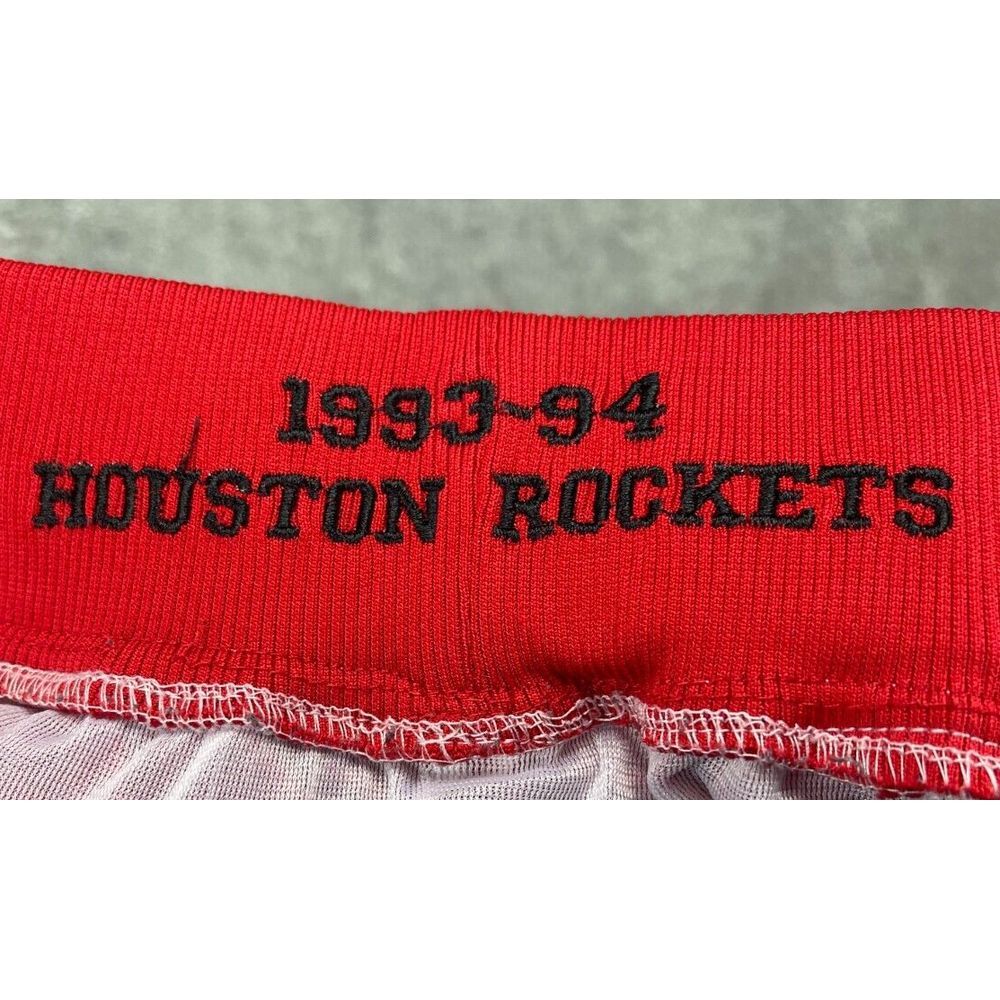 Just Don 1993-94 Houston Rocket Shorts Size Small Red RARE Yao Ming - Picture 11 of 12